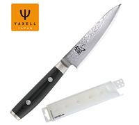 avec gravure - Yaxell Ran 69 Couteau universel Lame 12 cm + prymo. de® Protection, A) Messer OHNE Gravur