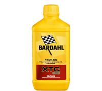 Avec huile Bardahl XTC C60 15W50.Contenance : 1 litre.
