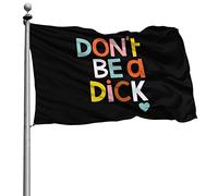 Avec Œillets Drapeau De Jardin Décoratifs Bannière Extérieure Ne Sois Pas Un Con 90X150Cm Drapeaux De Pirate Pour Célébration Extérieur Événements