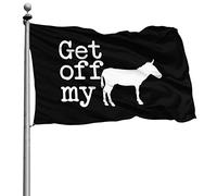 Avec Œillets Drapeau De Jardin Personnalisé Bannière Extérieure Lève-Toi De Mon Cul 90X150Cm Drapeaux De Pirate Pour Événements Intérieur Bar
