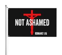 Avec Œillets Drapeau Sans Honte 1:16 Christianisme Drapeaux Renforcé Bannière Extérieure Pour Anniversaire Bar Extérieur 90X150Cm