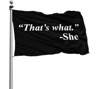 Avec Œillets Drapeaux De Pirate Double Couture Drapeau De Jardin C'Est Ce Qu'Elle 90X150Cm Drapeaux Pour Intérieur Extérieur Balcon