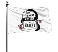 Avec Œillets Drapeaux De Pirate Personnalisée Drapeau De Jardin Je Veux Juste Te Donner La Chair De Poule 90X150Cm Bannière Pour Extérieur Fête Célébration