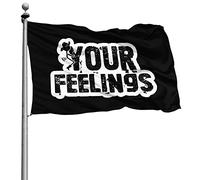Avec Œillets Drapeaux Résistants Aux Intempéries Bannière Va Te Faire Foutre Tes Sentiments 90X150Cm Drapeaux De Pirate Pour Célébration Événements Restaurant