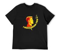 avec Inscription I Must Break You Rocky Ivan Drago Boxing Balboa Mighty Movie Mick Unisex 100% Cotton Short-Sleeve T-Shirts Black S