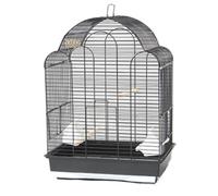 avec Jouet Grandes Cages à Oiseaux for perroquets pigeonnier perruches en métal Cages à Oiseaux avec balançoire hamac for Oiseaux Fournitures Cage décorative(Set A)