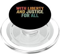 avec la liberté et la Justice pour Tous PopSockets PopGrip pour MagSafe
