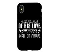avec la Plume de Son Amour, nos Histoires s'écrivent Coque pour iPhone X/XS