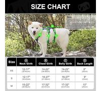 avec La Poignée De Contrôle Poignée Extérieure Réflective Réglable en Nylon pour Chiens De Marche du Harnais pour Le Berger Allemand De Bulldog Labrador,Orange,S