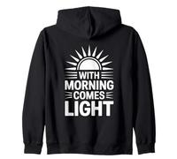 avec Le Matin Vient la lumière. Sweat à Capuche