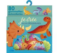 Avec mes gomm je cree dinosaur - Elen Lescoat - Lito - broché - Document jeunesse