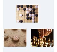 Avec minuteur d'échecs Go grand numérique double mode pour échecs (basique/DELAY/Bonus/BYO-YOMI) Écran LCD clair Boutons Xiangqi Minuterie Balançoire Mobile - Noir