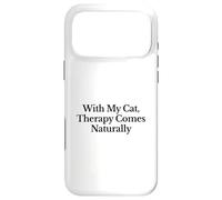 avec Mon Chat, la thérapie Vient naturellement Coque pour iPhone 17 Pro Max