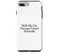 avec Mon Chat, la thérapie Vient naturellement Coque pour iPhone 7 Plus/8 Plus