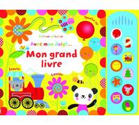 Avec mon doigt... Mon grand livre - Stella Baggott - Usborne - cartonné - Album éveil dès la naissance