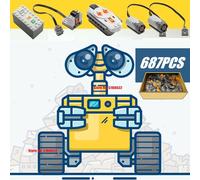Avec Moteur Non Pas De Boîte - Figurines Du Film Pixar Wall E, Robot Motorisé, Blocs De Construction Techniques En Briques, Jouet, Cadeau D'anniversaire Pour Enfant, Nouveauté