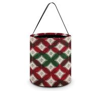 Avec motif diamant imprimé panier à bonbons Halloween Trick or Treat Sacs Cadeau Seau pour Halloween ou fournitures quotidiennes, style, taille unique, Style :, Taille unique