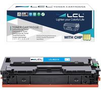 (avec OEM Puce) 207X 207A W2211X W2210X Cartouche de Toner Compatible pour HP Color Laserjet Pro M255 M255dw M255nw MFP M282 M282nw M283 M283fdw M283fdn M283cdw (1 Cyan)
