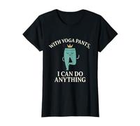 avec Pantalon de Yoga I Can Do Anything Crown Graphic T-Shirt