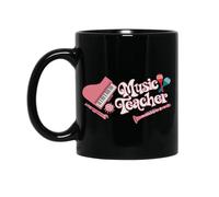 avec poignée Tasses à thé Femmes professeur de musique Retour à l'école Études sur l'éducation musicale Tasse Drôle Tasses à café pour Amies Maman 330ml