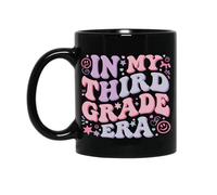 avec poignée tasses en porcelaine À l'époque de ma 3e année Retour à l'école à l'époque de ma 3e année Tasse À Café en porcelaine Humour Coffee Mugs pour Collègue Maman 330ml