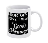 avec poignée tasses en porcelaine Va te faire foutre, je ne veux pas être impoli, mais tais-toi. Tasse en Céramique café Humour Tasses de Petit déjeuner pour Amies Collègue 330ml