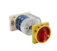 Avec poteau allongé, 40 A, 380 V, 2 positions, 2 pôles, arrêt d'urgence, cadenas, interrupteur de coupure de courant du moteur