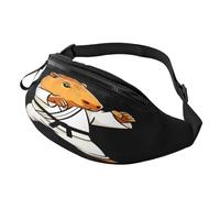 avec Prise Casque Sac À La Taille Judo du Capybara Sac De Sport Vélo Mode Sacoche De Ceinture pour Homme Vie Quotidienne Camping 14X35Cm