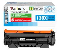 [avec puce] 139X W1390X ( 139A W1390A ) Cartouches de Toner Compatibles Noir Haute Capacité pour 3002dn 3002dw 3102 3102fdw 3102fdn 3101fdw, Non Compatible avec les Imprimantes Portant un Suffixe "e"