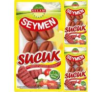 Avec Pufai Grocery, saucisse à l'ail Selam Seymen (de type turc) 900 g x 3 pièces