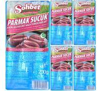 Avec Pufai Grocery, saucisse à l'ail Sohbet (style turc) 200 g x 5 pièces