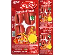 Avec Pufai Grocery, Yedoy Saucisse à l'ail (style turc) 1000 g x 3 pièces