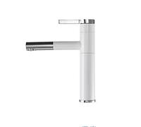 avec Pull Out Spray 360 ° Rotation Robinet Buzle de poignée de buse Chaude et Eau à Eau Froide Taps en Laiton Fauche rétractable Multi-Fonctions à poignée Unique pour Les lavabos, Court