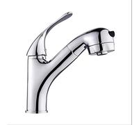 avec pulvérisateur Double Mode mélangeur Eau Froide Chaude Robinet de Toilette rétractable baskerfaucets à poignée Simple