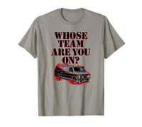 Avec quelle équipe êtes-vous ? - Drôle de van noir des années 80 TV pop culture T-Shirt