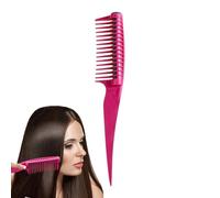 Avec rouleau - Peigne avec rouleau de 28 cm - Brosse pour cheveux secs et humides - Peigne de coloration amovible - Multifonctionnel - Lisse les frisottis - Convient à tous les types et styles de