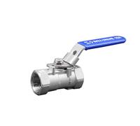 Avec serrure DN8/10/15/20/25/32/40/50 1/4 "3/8" 1/2 "3/4" 1 "-2" BSPT femelle 304 acier inoxydable, Port de réduction, robinet à tournant sphérique, eau et gaz(2 Inch)