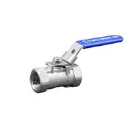 Avec serrure DN8/10/15/20/25/32/40/50 1/4 "3/8" 1/2 "3/4" 1 "-2" BSPT femelle 304 acier inoxydable, Port de réduction, robinet à tournant sphérique, eau et gaz(3/8")