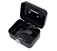 avec serrure - Mini Key Lock Security Box Safe Lock | Caisse à monnaie solide en métal pour collection de pièces enfants adultes