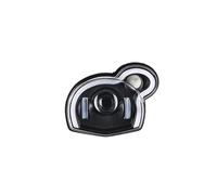 Avec Spot Lumineux Moto Feux Pour BMW G650GS Pour Sertao R13 2011-2017 Moto Phare Lumière LED Salut/feux Croisement DRL Diable Oeil Lampe(Blue Devil Eye)