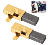 avec support Balais de carbone de haute qualité compatibles avec Festool TS55, TS75, AP55EB, AP65EB, AT55E, AT65EB 6 x 11 x 16,5 mm de connexion en métal Longue durée de vie et (2 pièces)