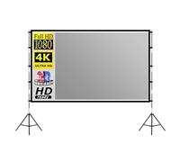 avec Support Tube télescopique en métal avec Sac de Transport Gris Anti-lumière 84 100 120 Pouces for écran de projecteur extérieur de cinéma Maison(100 inch)