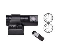 Avec télécommande silencieuse multicolore analogique LED numérique Projecteur mural Store pour Living O4U6