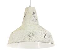 Avec Un Abat-Jour Large - La Suspension Berenice cérusé blanc