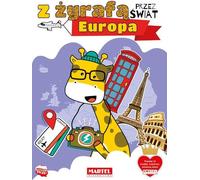 Avec une girafe à travers le monde. L'Europe
