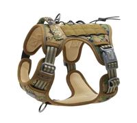 avec Une Poignée De Contrôle Réfléchissante Extérieure sans Traction du Harnais De Chien en Nylon Réglable avec Un Padding Entraîne De Chiens Faire De Chasse pour Les Chiens Moyens À Grands,E,L