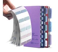 AVECMOI 420PCS Index Tabs Set, 30 Feuilles (3 Tailles) d'onglets de Marqueurs de Page Colorés Morandi pour Bureau, Document, Livres, Journal, Gestion de Fichiers, Dossiers