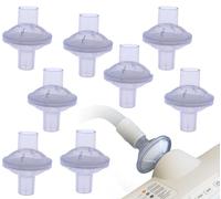 Aveen Lot de 8 filtres CPAP en ligne - Ajustement universel pour les appareils CPAP et BiPAP ainsi que les tuyaux CPAP - Filtration avancée pour un air plus propre - Jetable, facile à installer