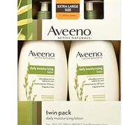 Aveeno Active Naturals Daily Moisturizing Lotion, NEW 2 pack of 20 FL oz Pump by Aveeno