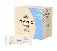 Aveeno Baby Lingettes de soins quotidiens - Nettoyage doux et efficace - Lingettes pour bébé - Essentiels pour bébé - Lot de 12 (864 lingettes au total) [L'emballage peut varier]